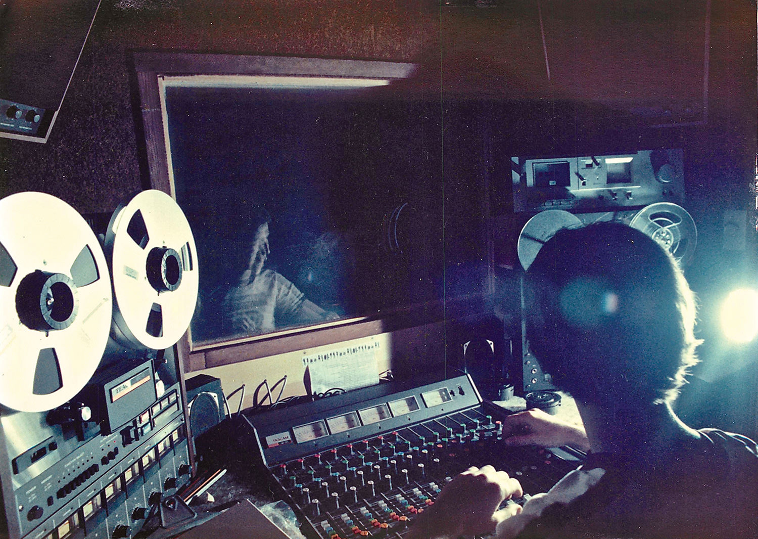 Matt in Dangerous Rhythm control room in 1982. Matt in Dangerous Rhythm control room in 1982.